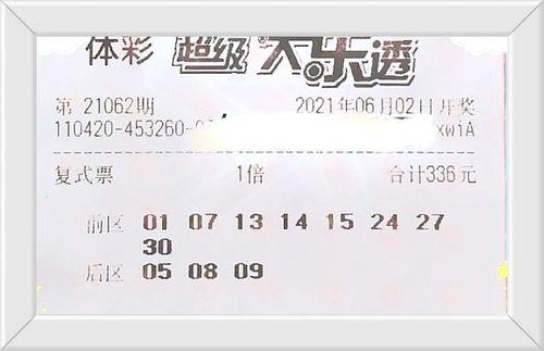 大乐透开奖62期奖金,惊喜连连，大奖花落谁家？